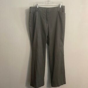 Ann Taylor Gray Signature Wool blend pants, size 14